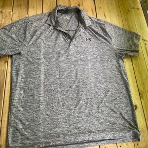 Under Armour elevated men’s polo/ grey/ men’s size 2XL